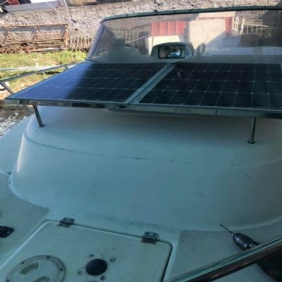 Boat Solar panel support base inox