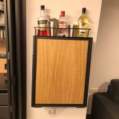 Metal Wall mounted Mini Bar