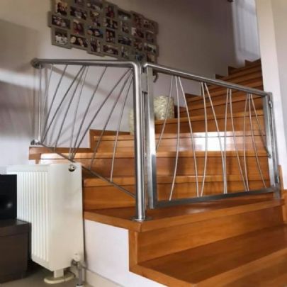 Stainless steel Ladder Indoor stair Railings