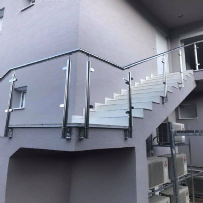 Stainless steel Ladder Outdoor stair Railings