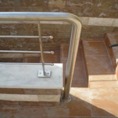 Stainless steel Ladder Outdoor stair Railings