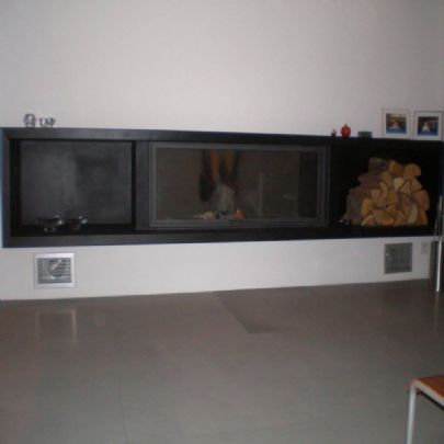 Metal Fireplace Protective Cover