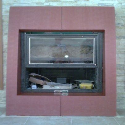 Metal Fireplace Protective Cover