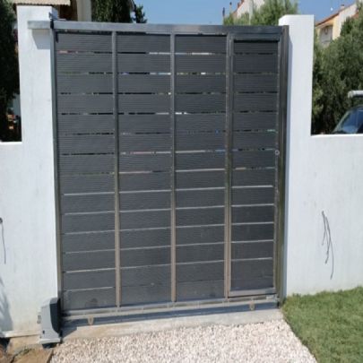 Stainless Steel Gate with Deck 